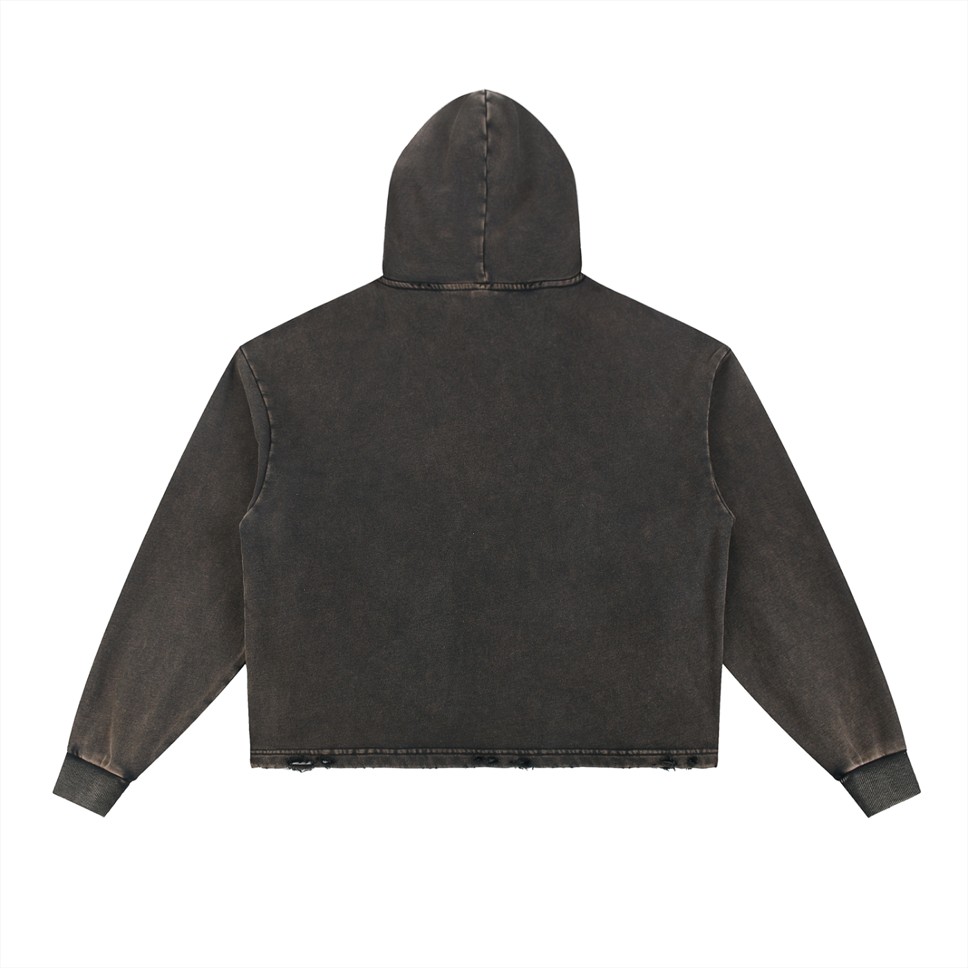Vintage Washed Frayed-Hem Hood,Unisex Hoodie,Vintage washed hoodie