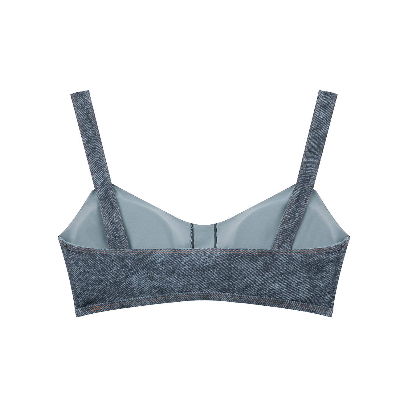 Denim sports bra 