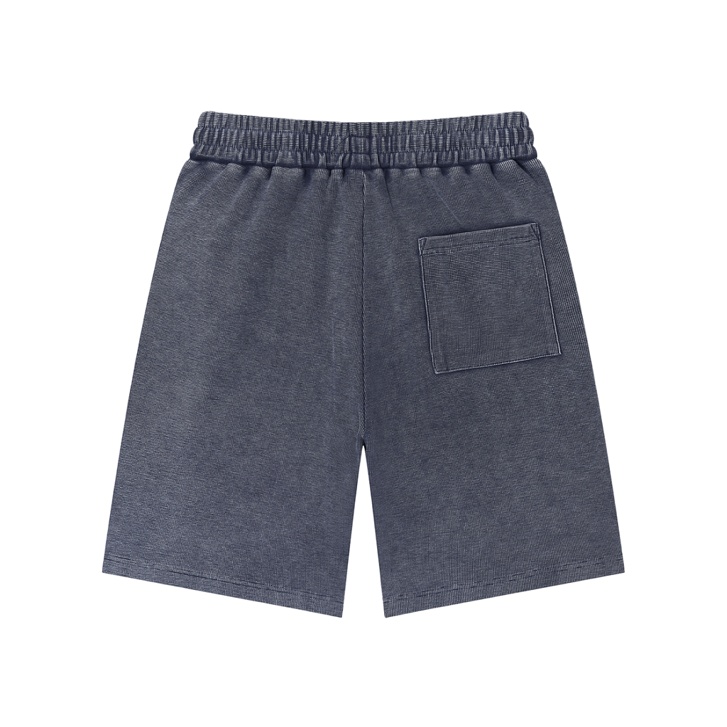 Waffle knit shorts
