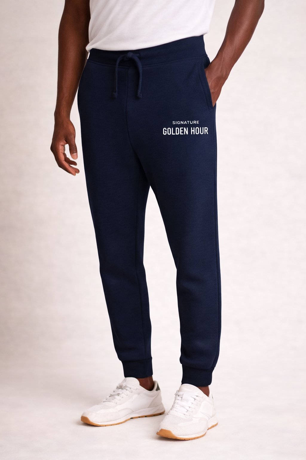 Embroidered Golden Hour Fleece Joggers