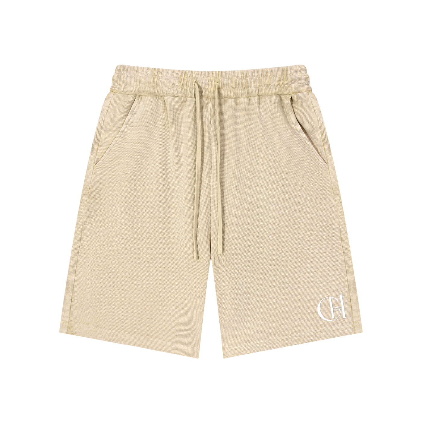 Waffle knit shorts