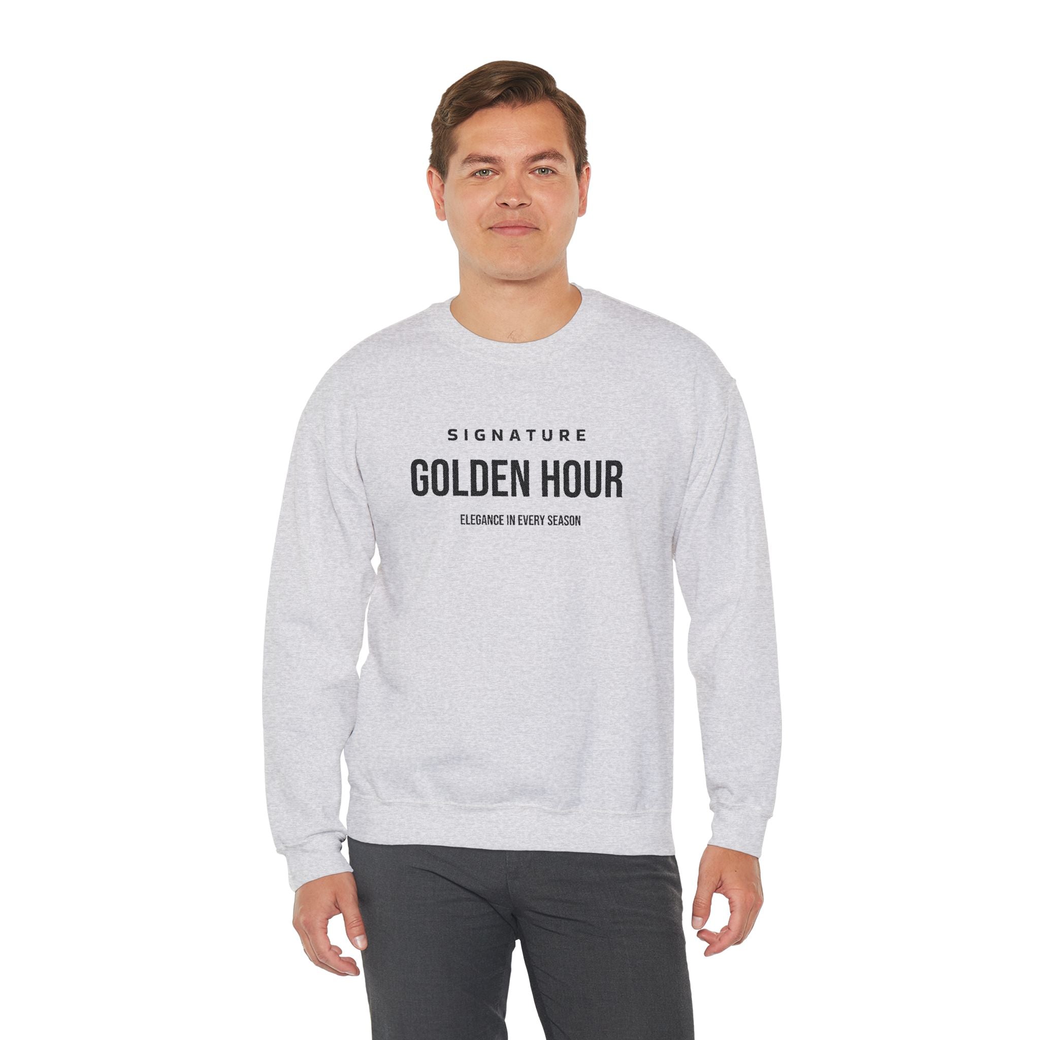 Golden Hour Embroidered Signature Crewneck Sweatshirt