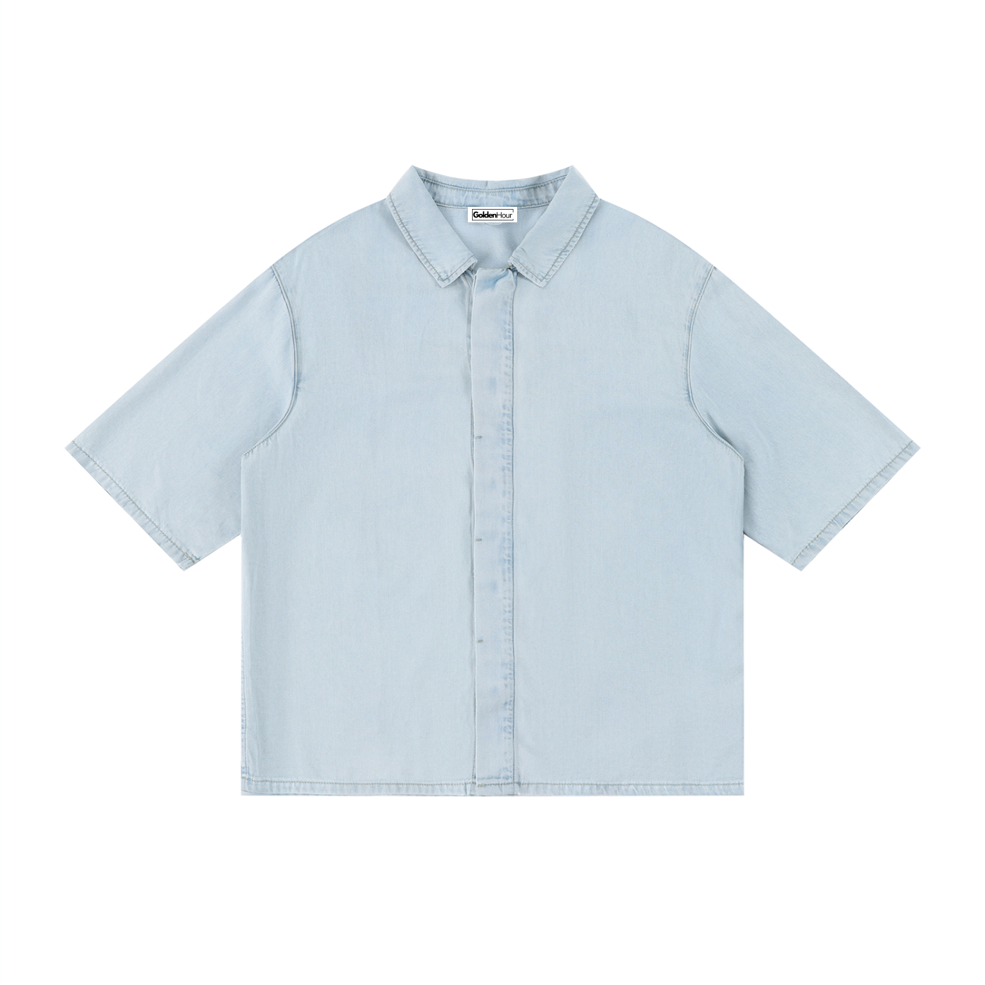 Vintage washed loose shirt
