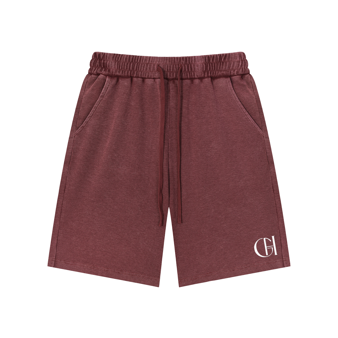 Waffle knit shorts