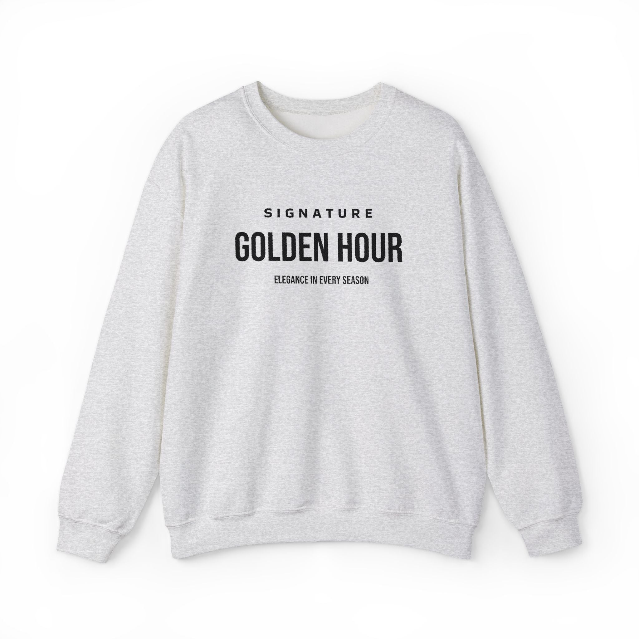 Golden Hour Embroidered Signature Crewneck Sweatshirt