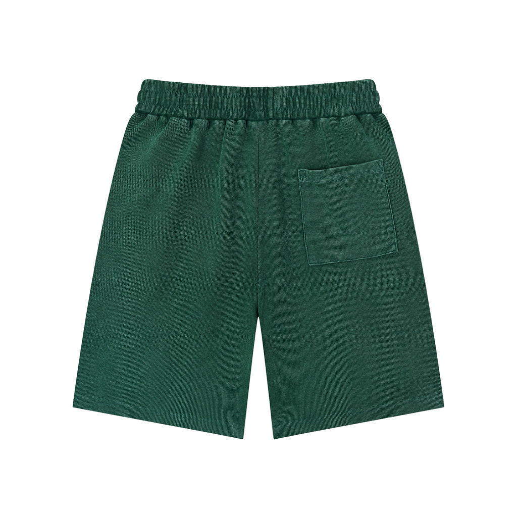 Waffle knit shorts