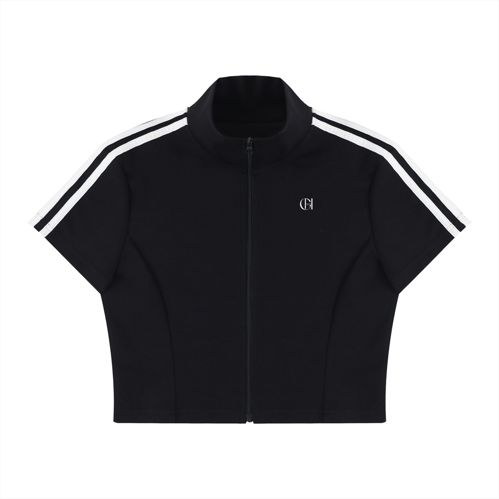 Zip Short Sleeve T-shirt