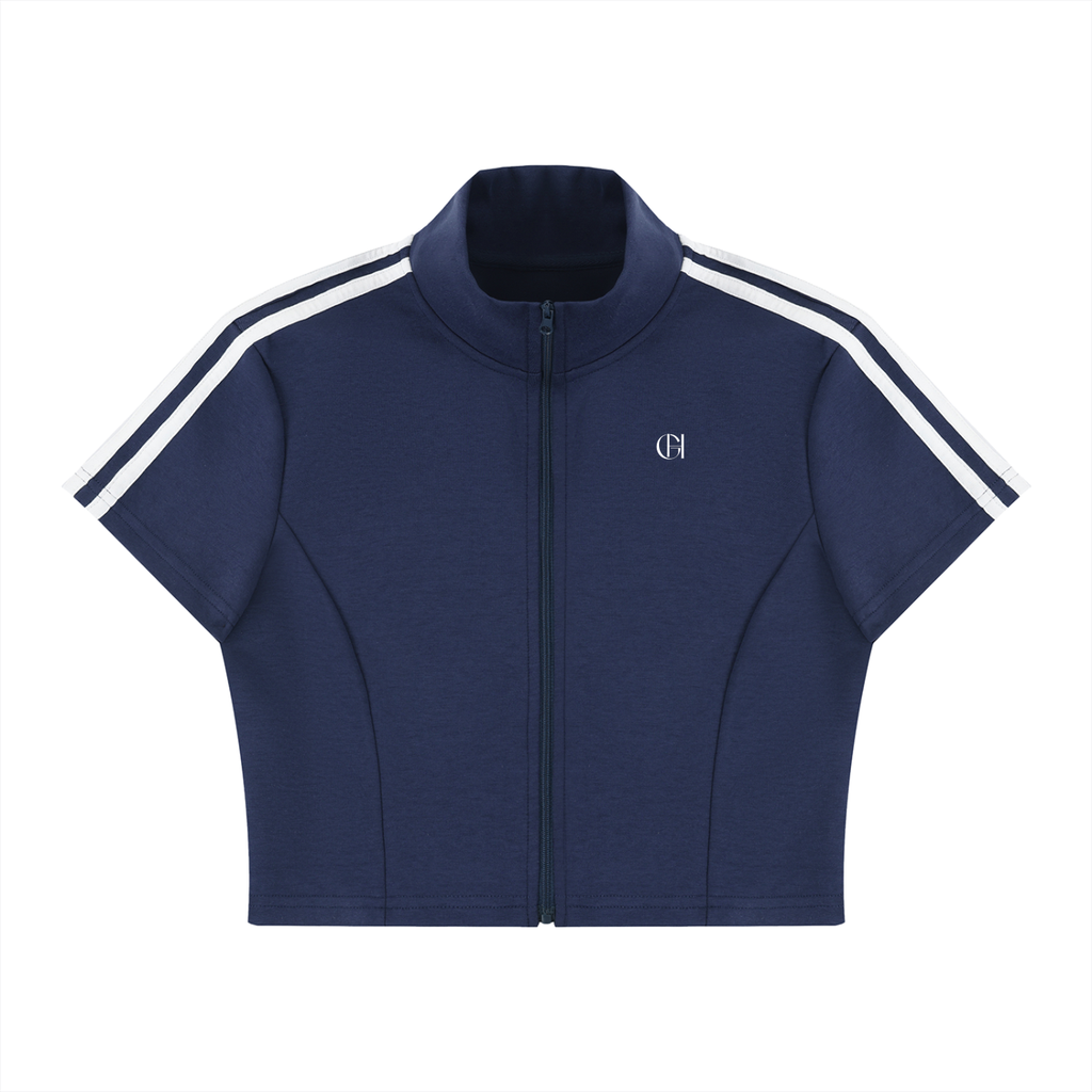 Zip Short Sleeve T-shirt