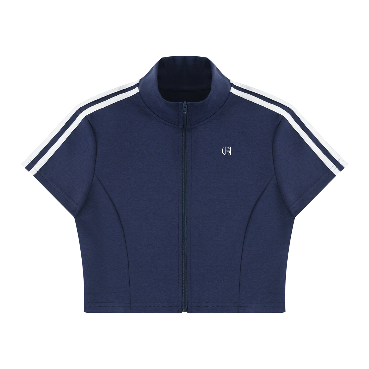 Zip Short Sleeve T-shirt