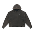 Vintage Washed Frayed-Hem Hood,Unisex Hoodie,Vintage washed hoodie
