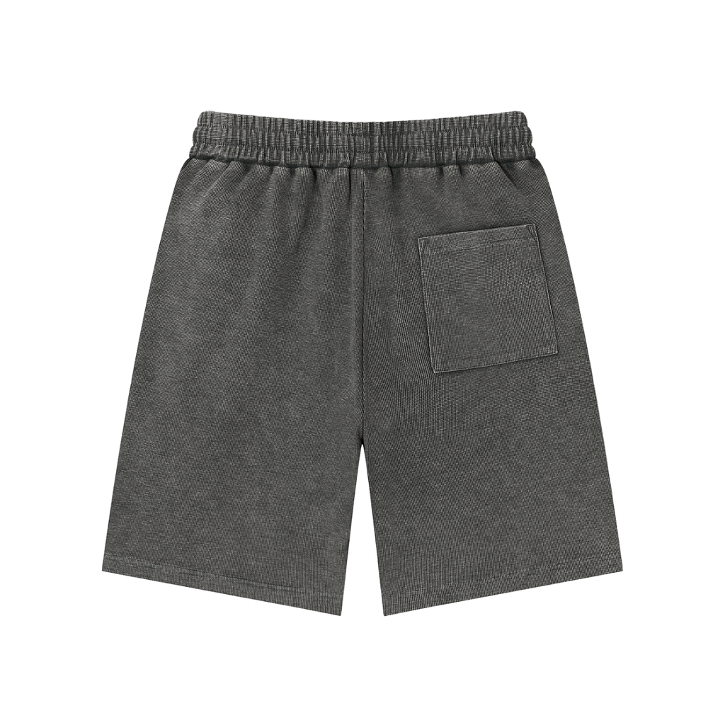 Waffle knit shorts
