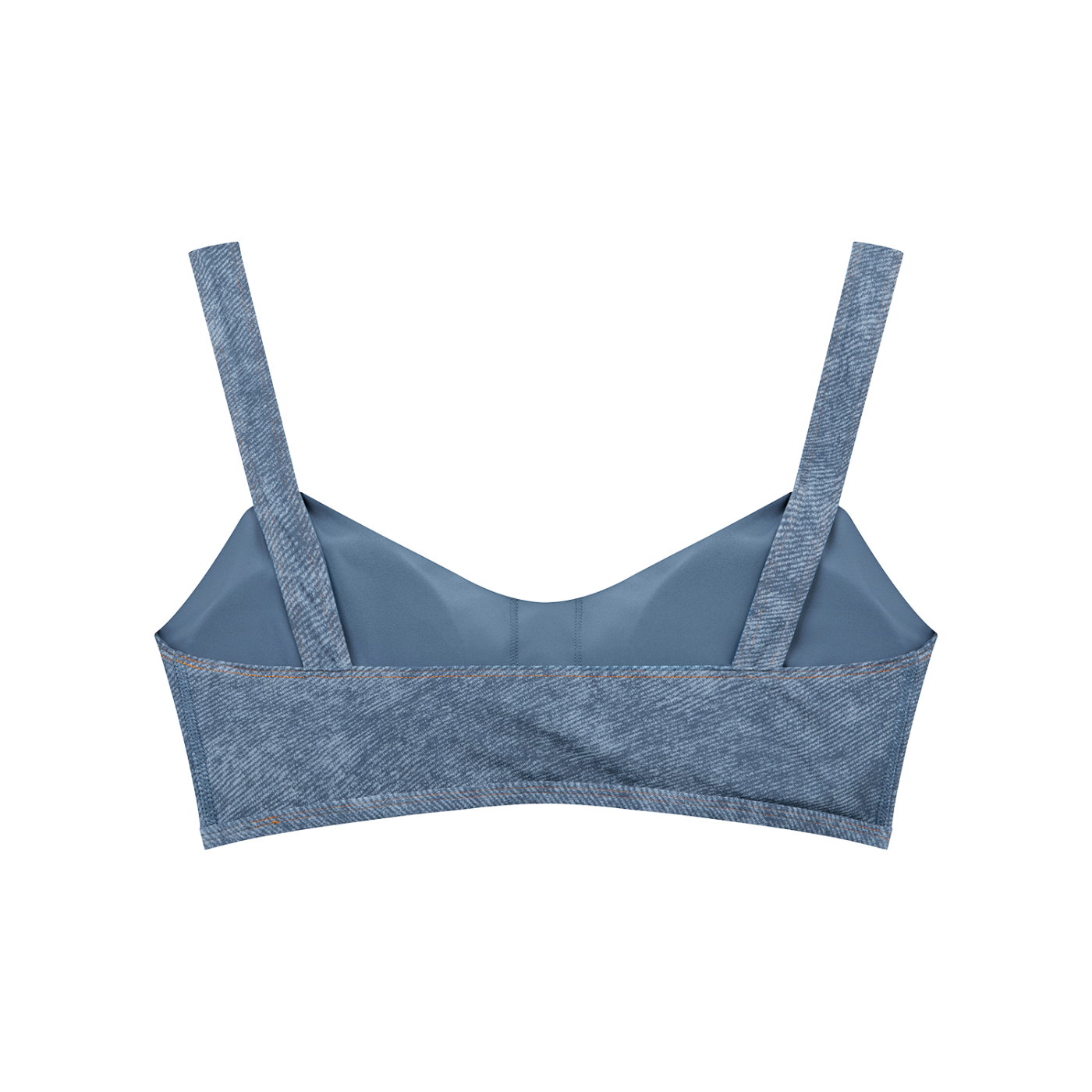 Denim sports bra 