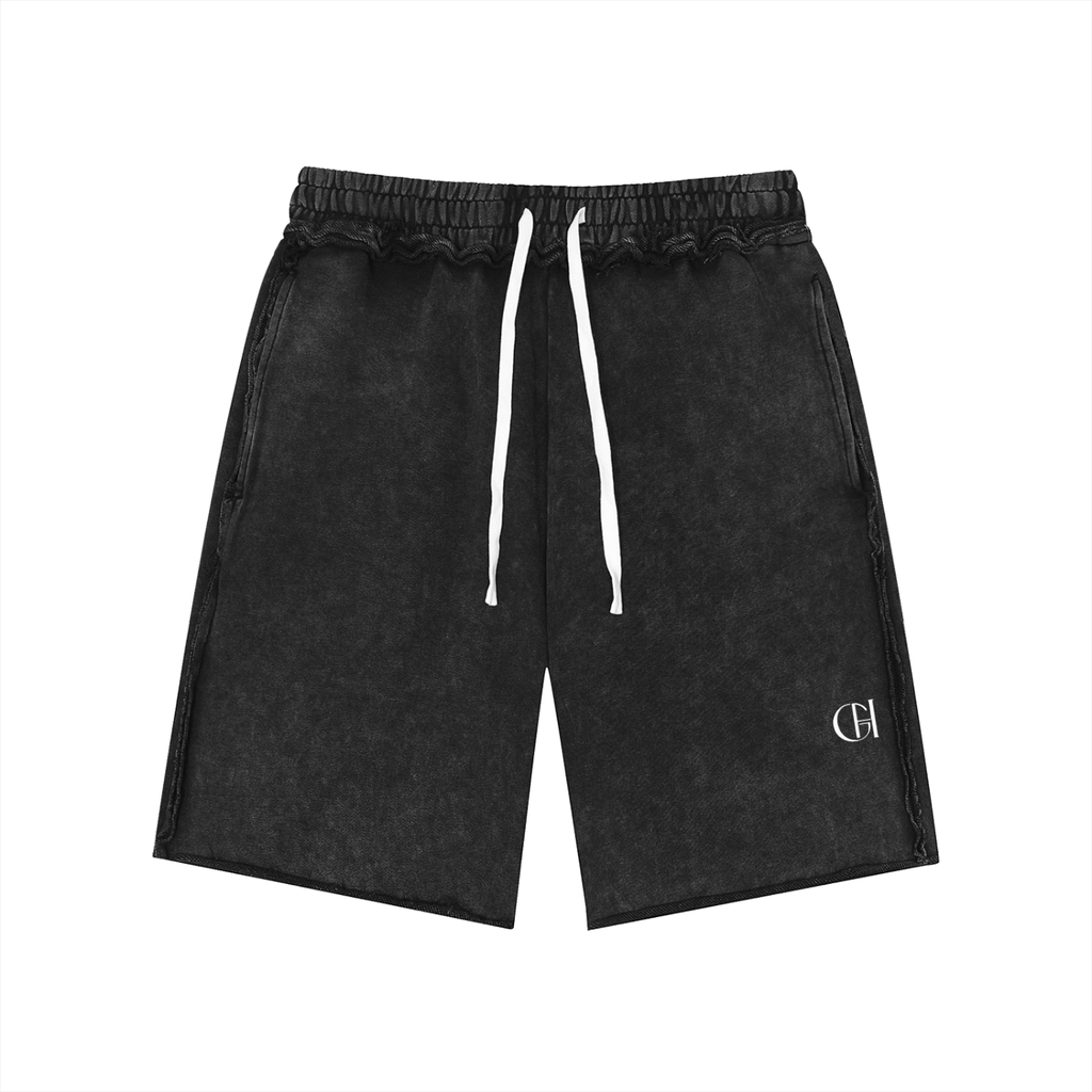 Mens Shorts,Mineral washed shorts