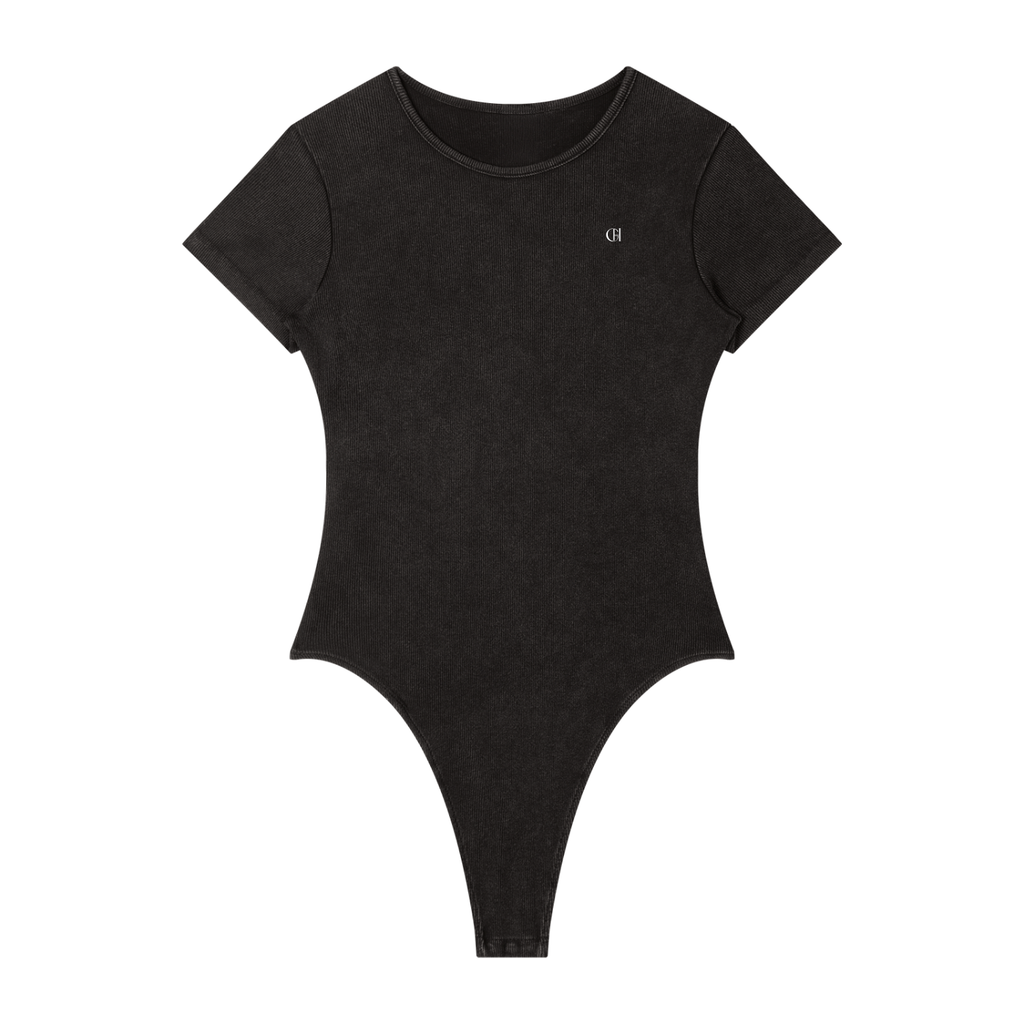 Women’s bodysuit,Mineral wash bodysuit