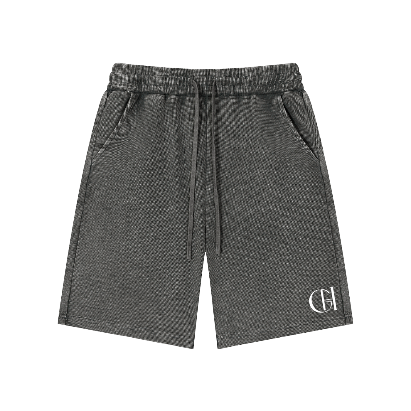 Waffle knit shorts