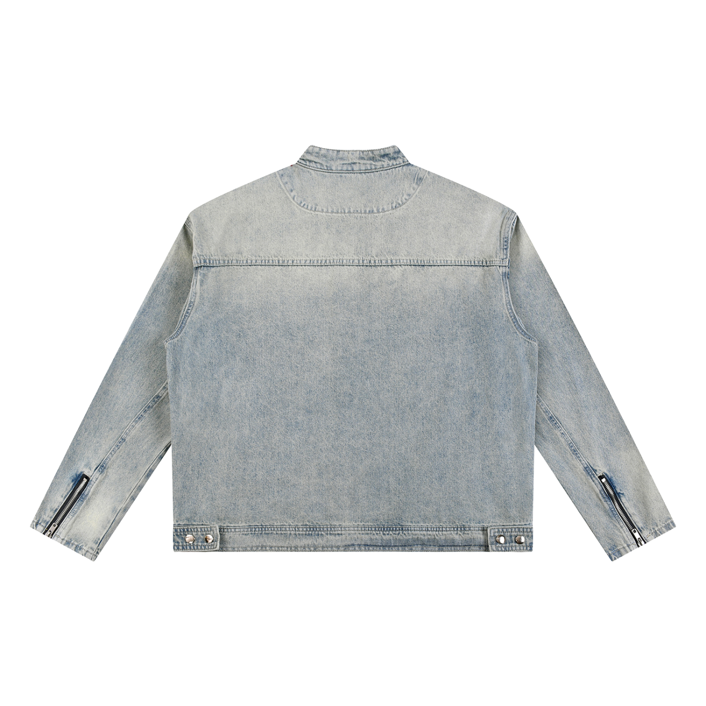 Vintage Wash Denim Jacket,Unisex Denim Jacket 