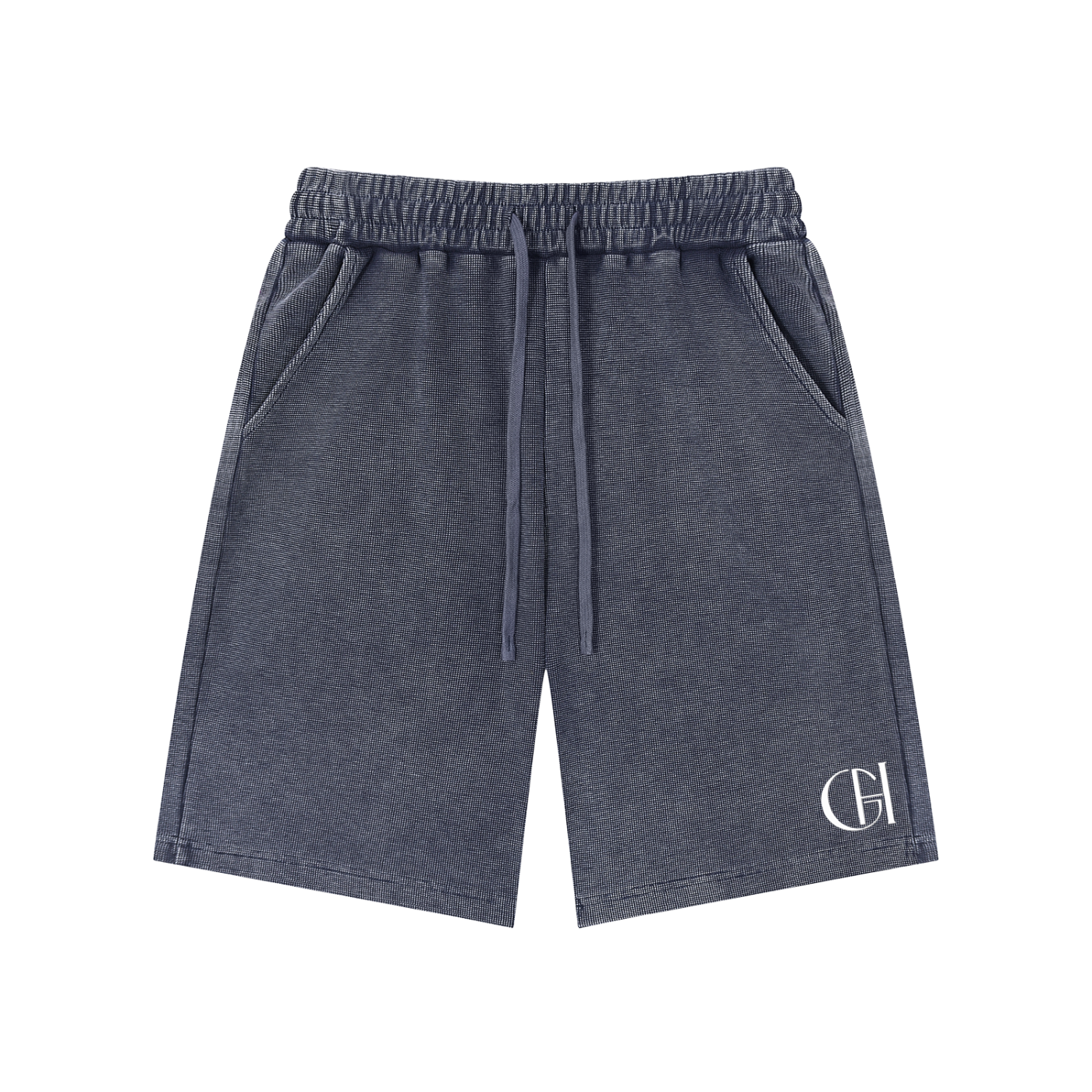 Waffle knit shorts