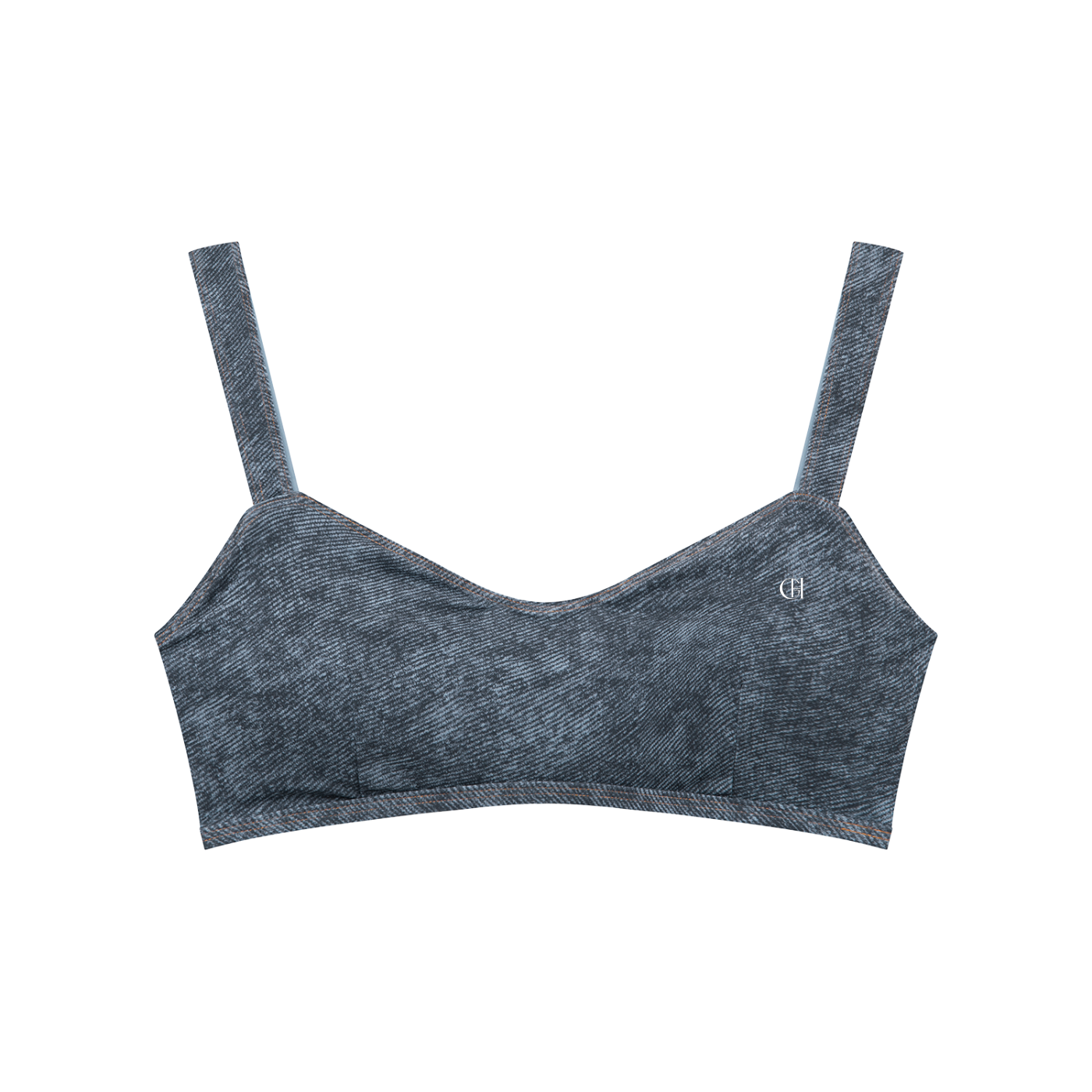 Denim sports bra 