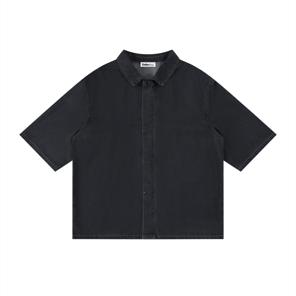 Vintage washed loose shirt