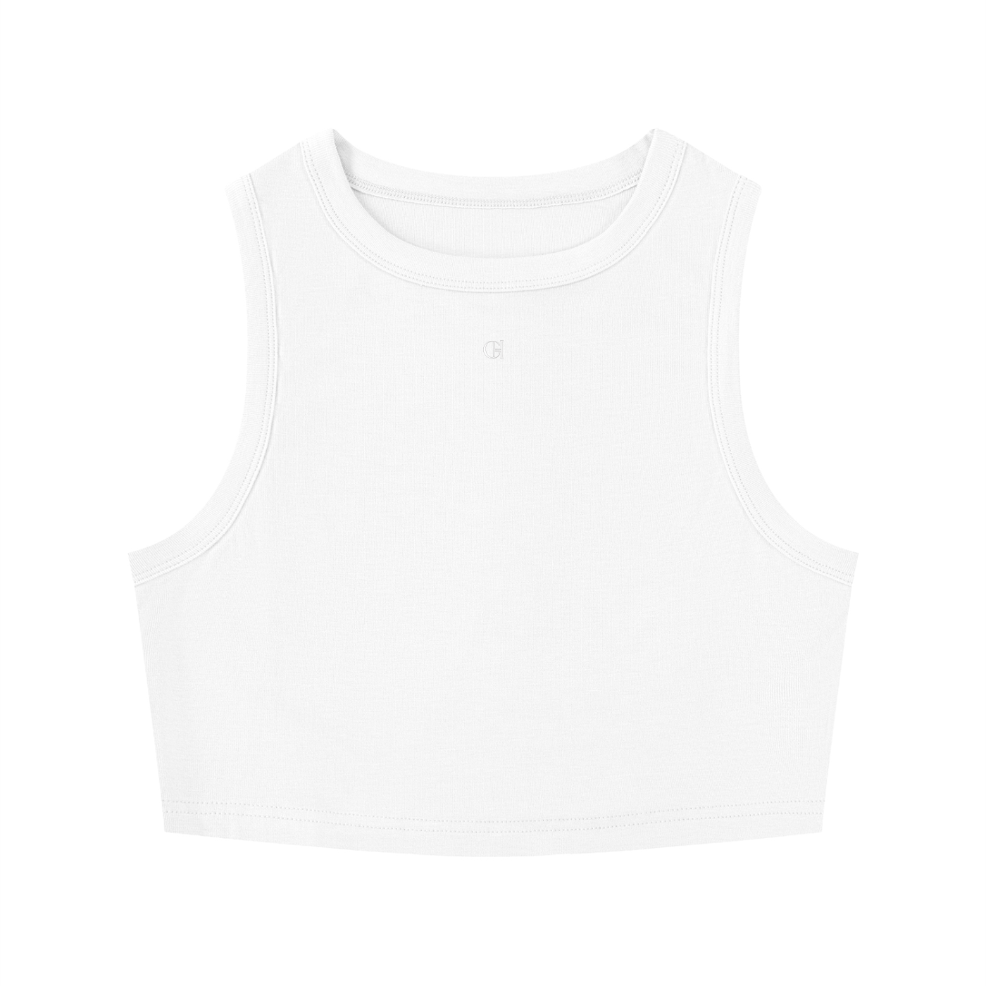 Crewneck crop top,Summer crop top