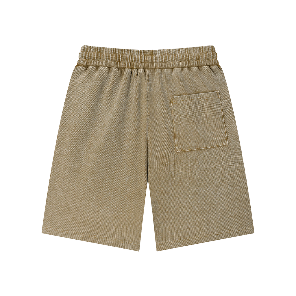 Waffle knit shorts
