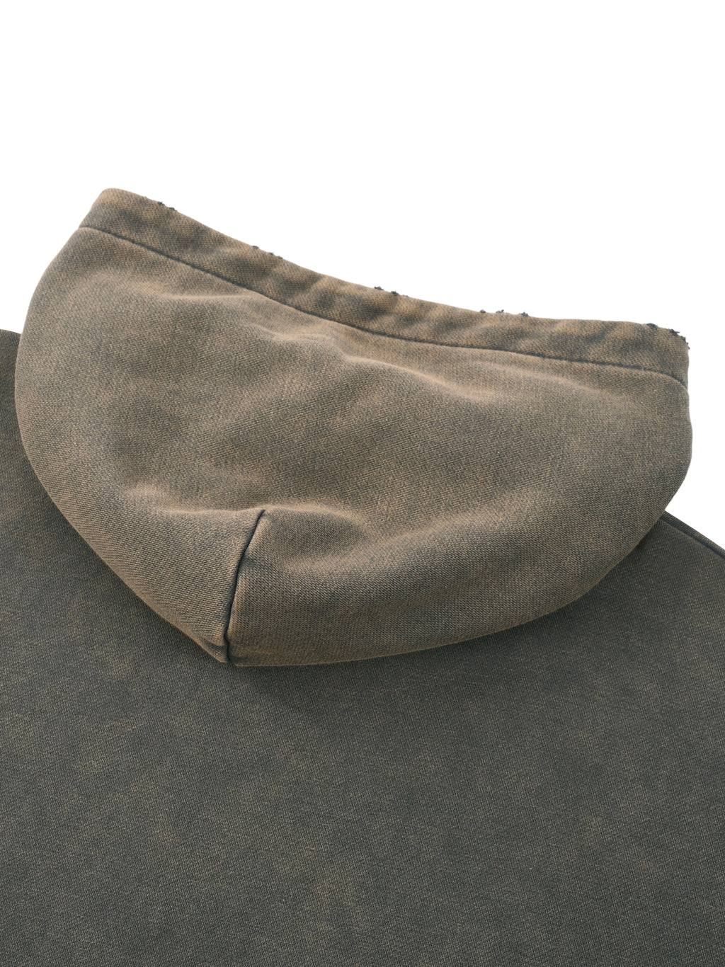 Vintage Washed Frayed-Hem Hood,Unisex Hoodie,Vintage washed hoodie