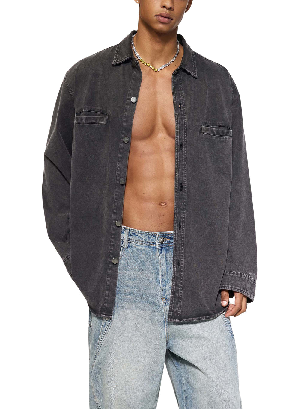 Heavyweight Jean Jacket,Unisex Demin jacket