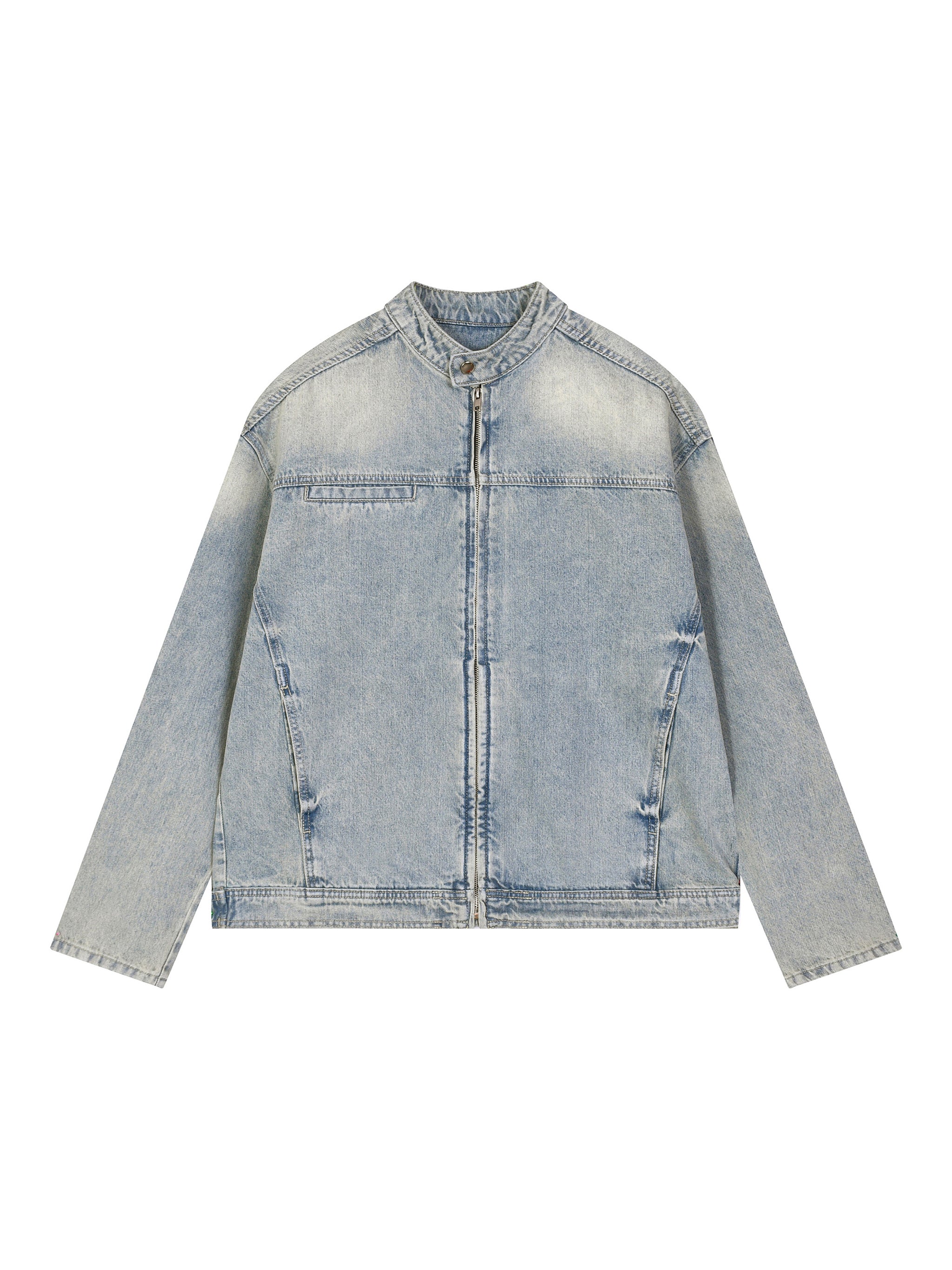 Vintage Wash Denim Jacket,Unisex Denim Jacket 