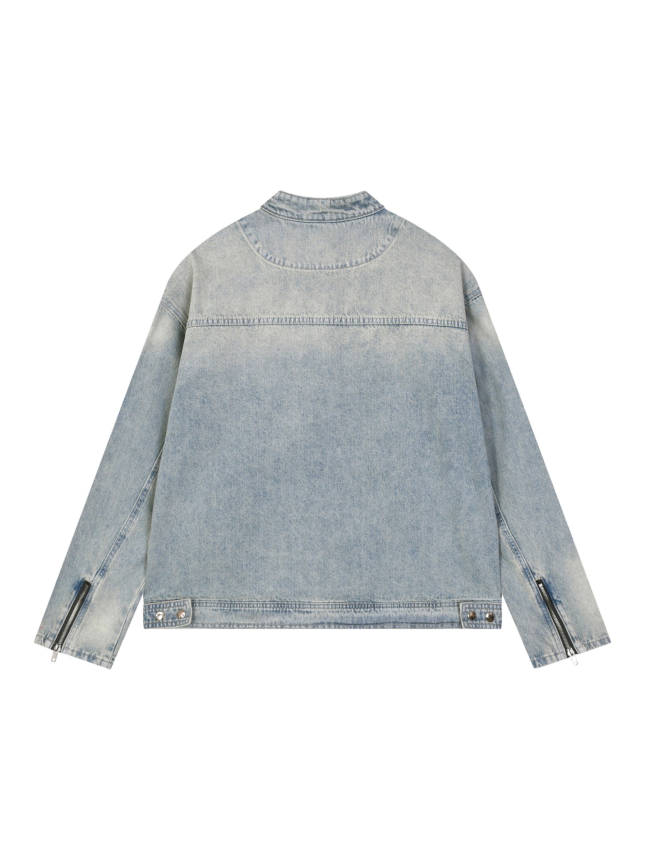 Vintage Wash Denim Jacket,Unisex Denim Jacket 