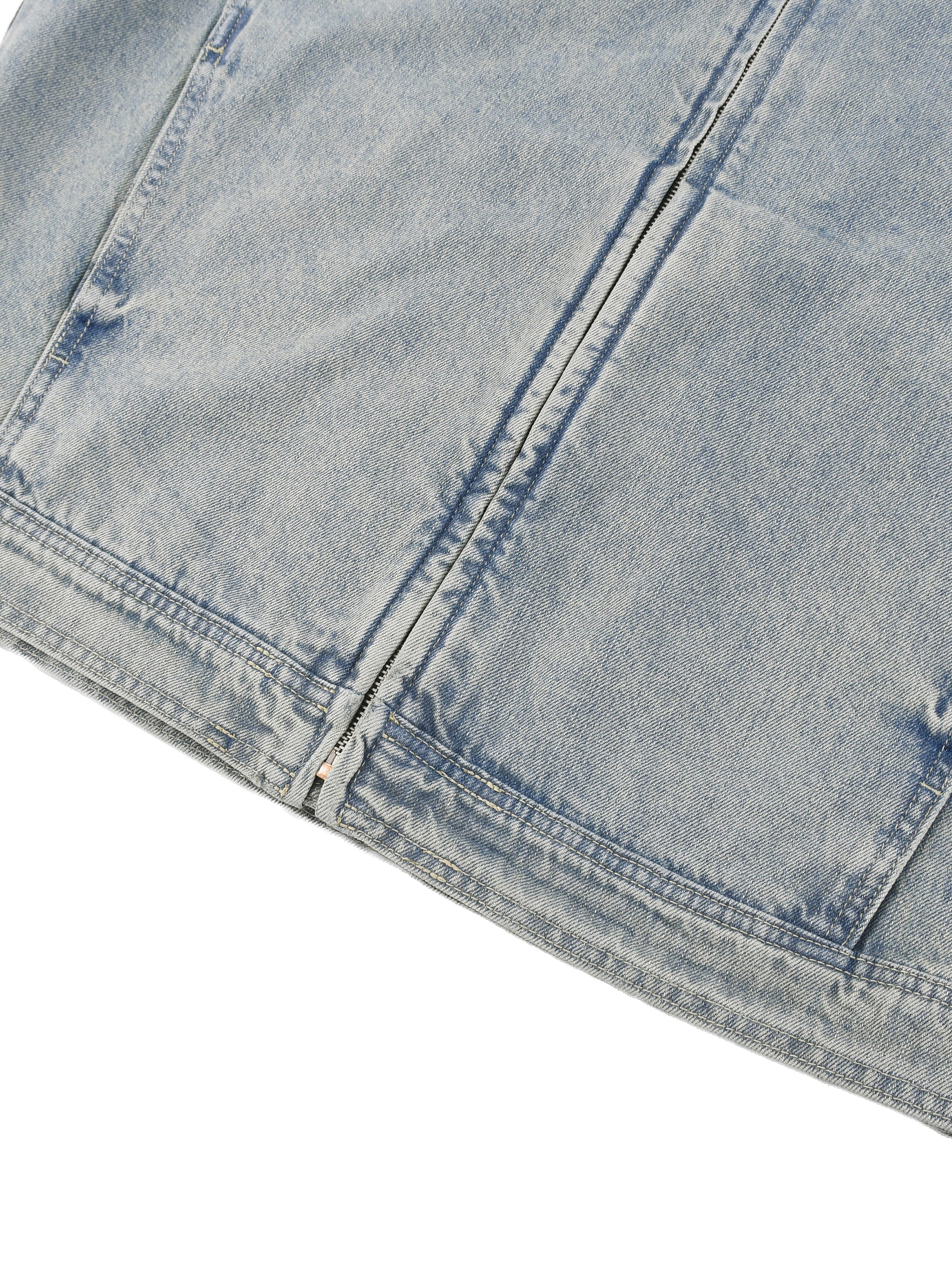 Vintage Wash Denim Jacket,Unisex Denim Jacket 
