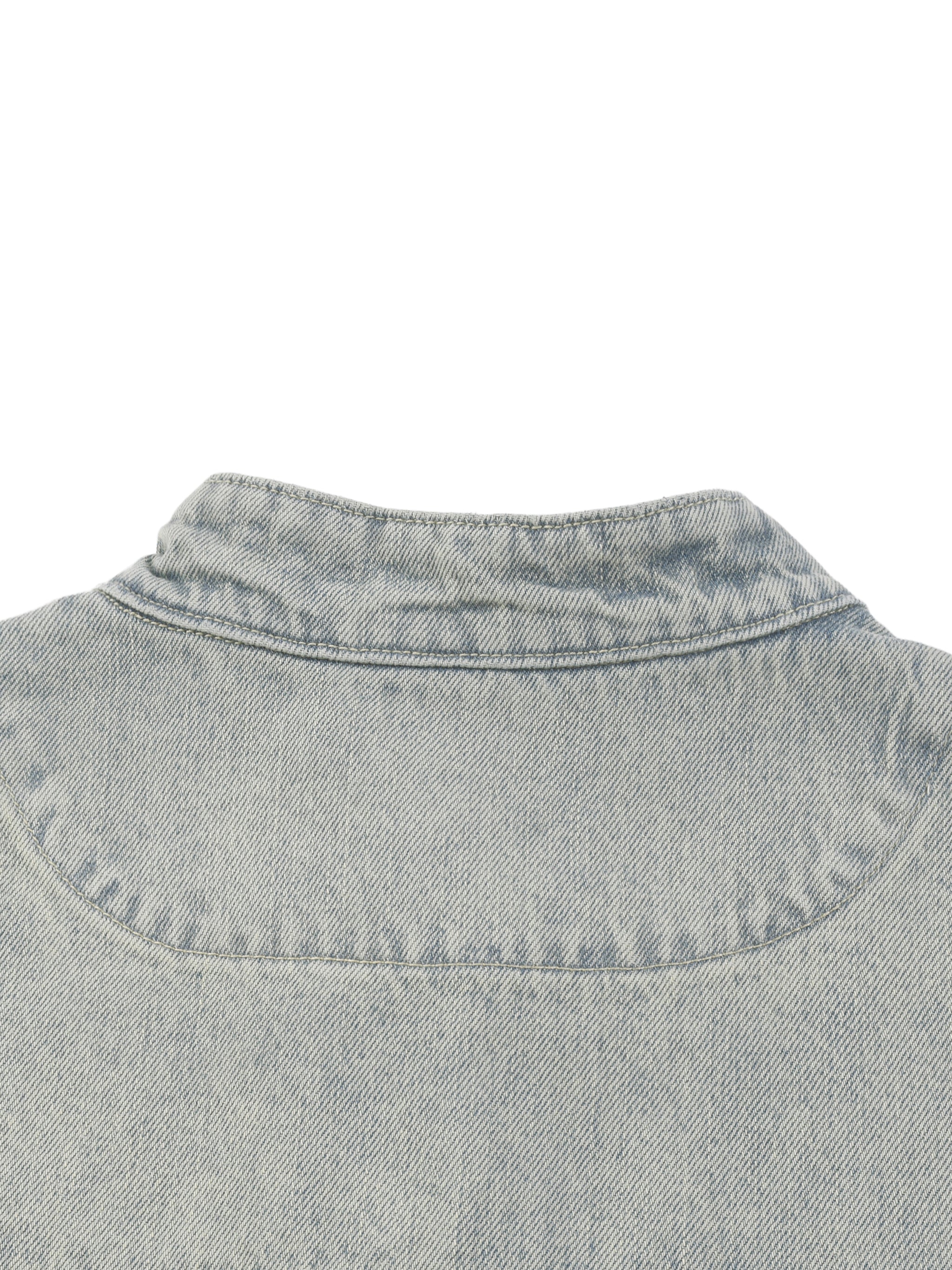 Vintage Wash Denim Jacket,Unisex Denim Jacket 