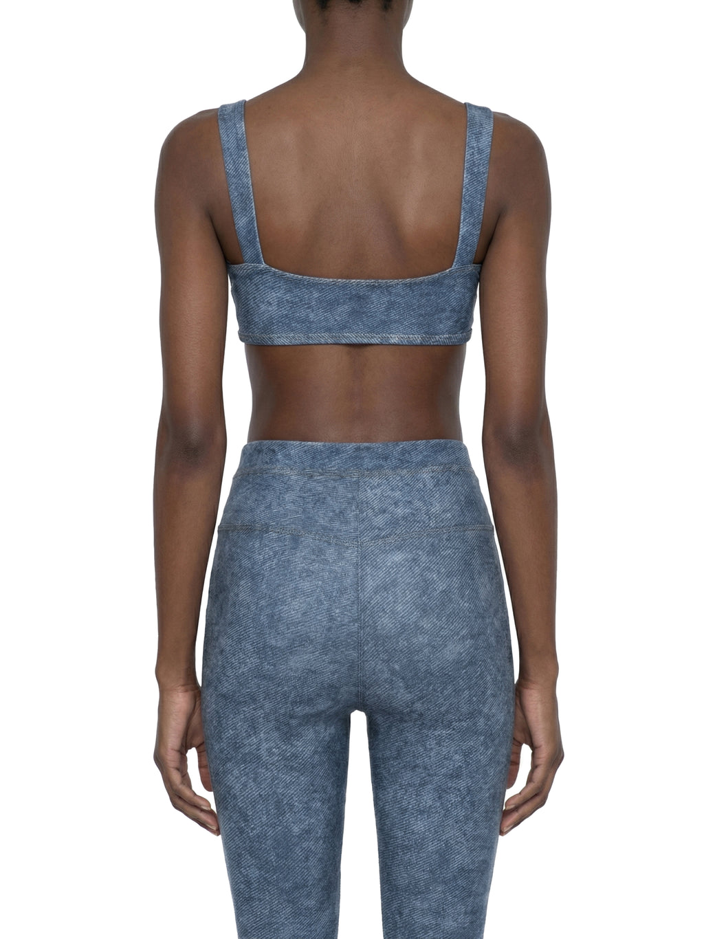 Denim sports bra 