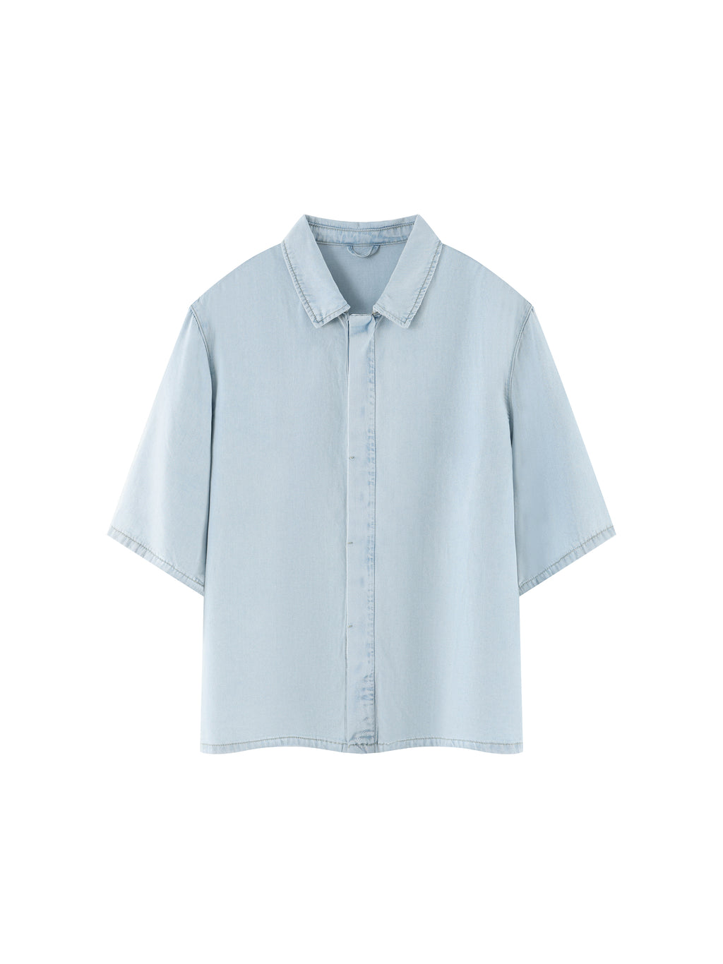 Vintage washed loose shirt