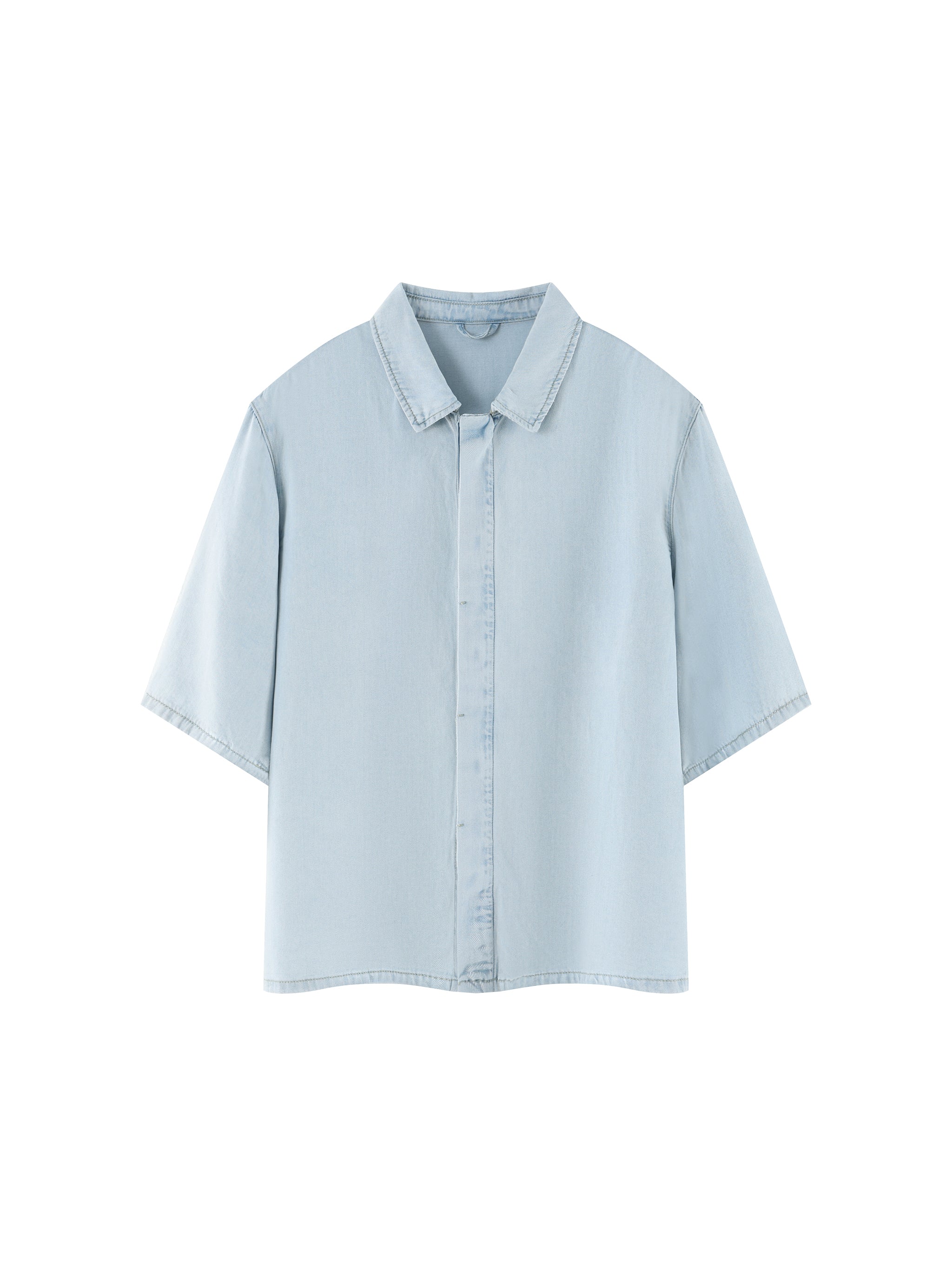 Vintage washed loose shirt
