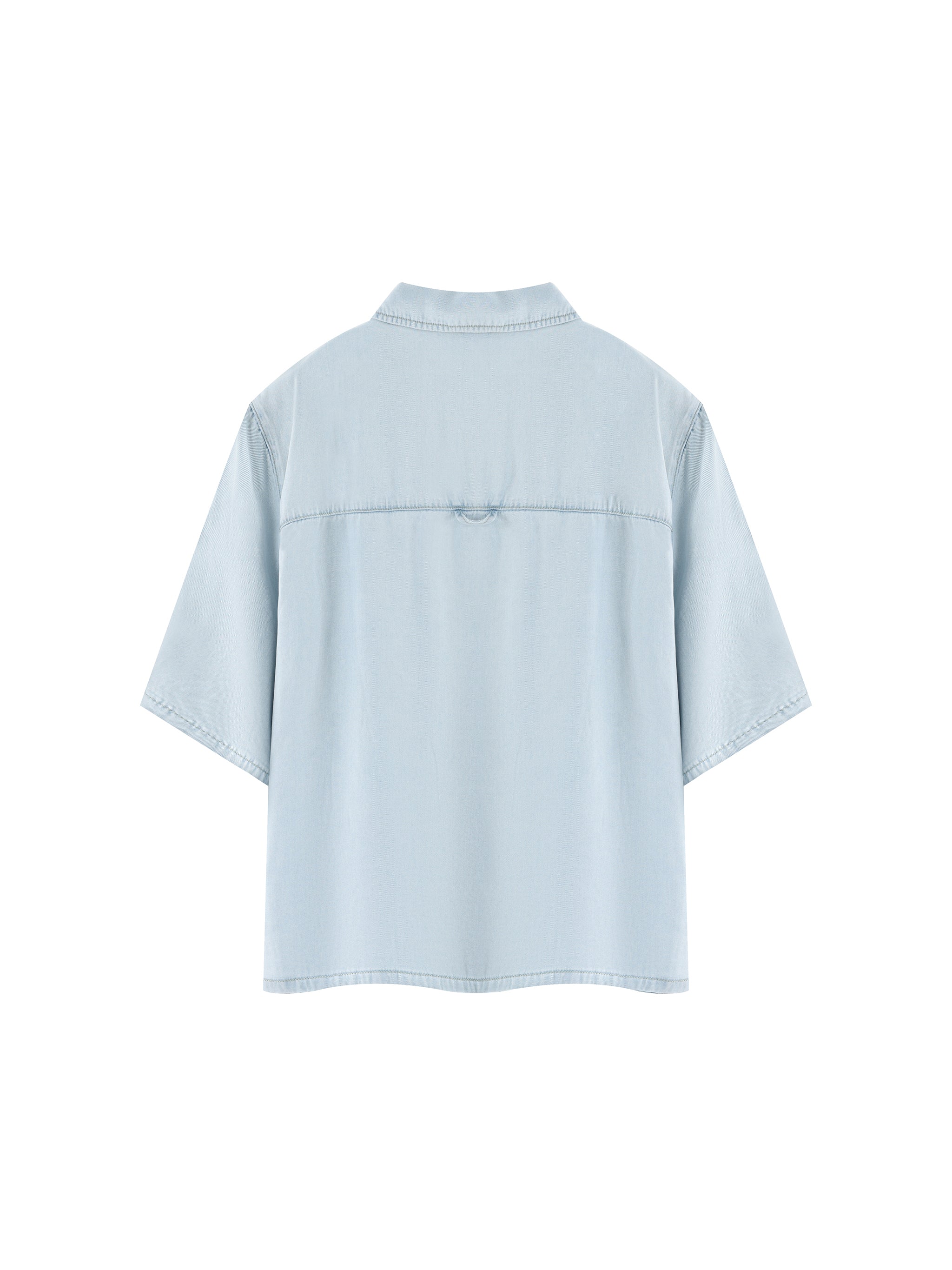 Vintage washed loose shirt