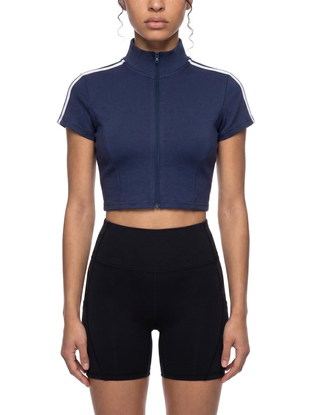Zip Short Sleeve T-shirt