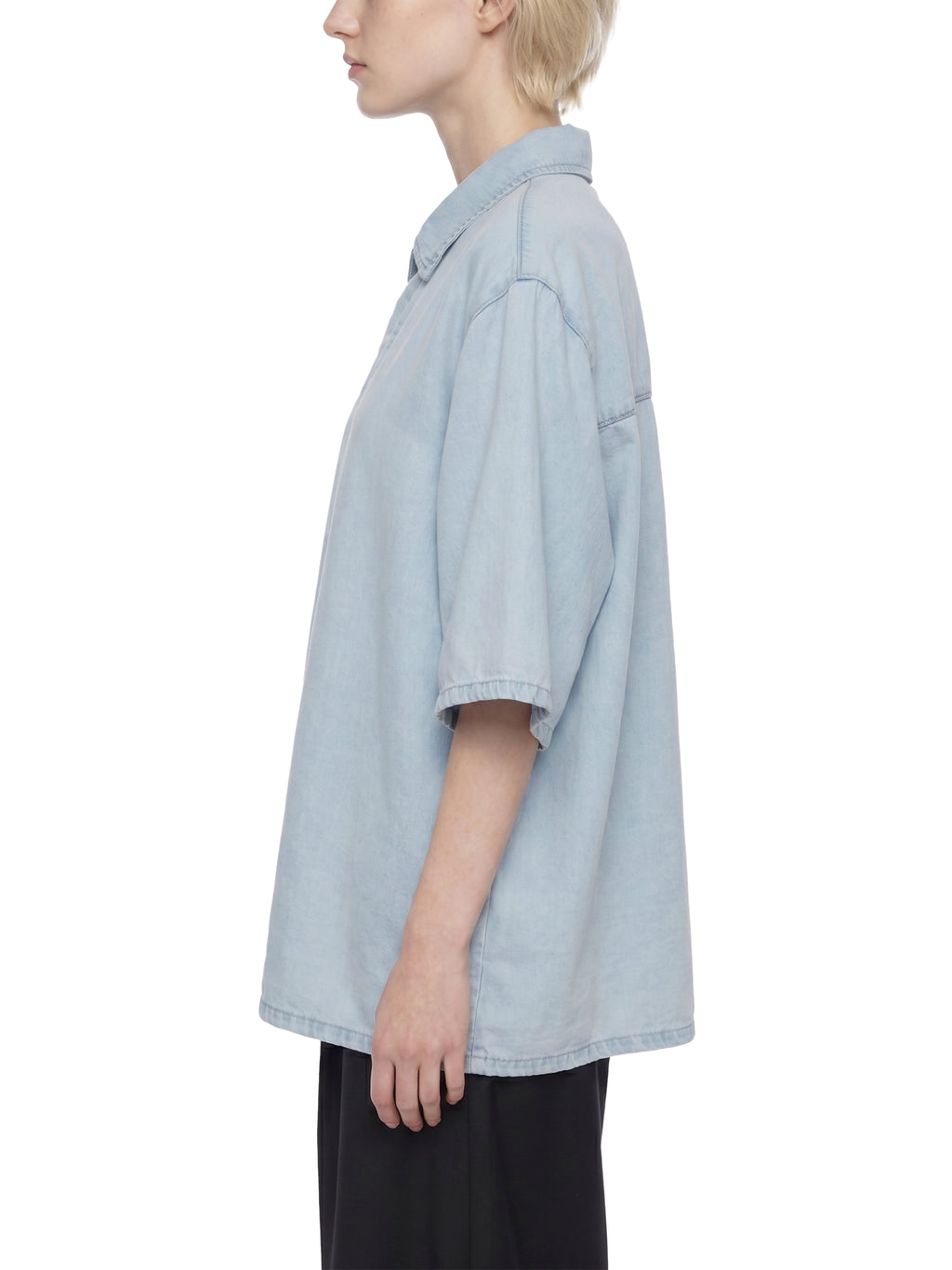 Vintage washed loose shirt