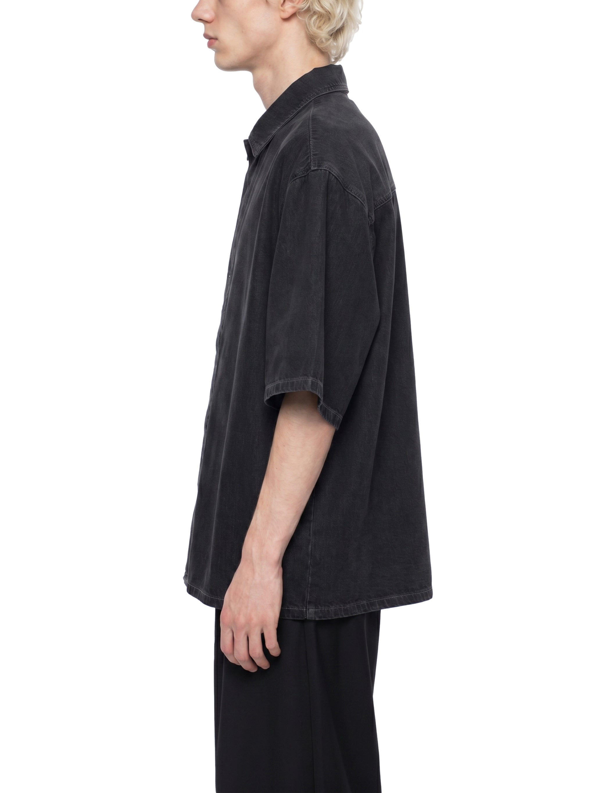 Vintage washed loose shirt