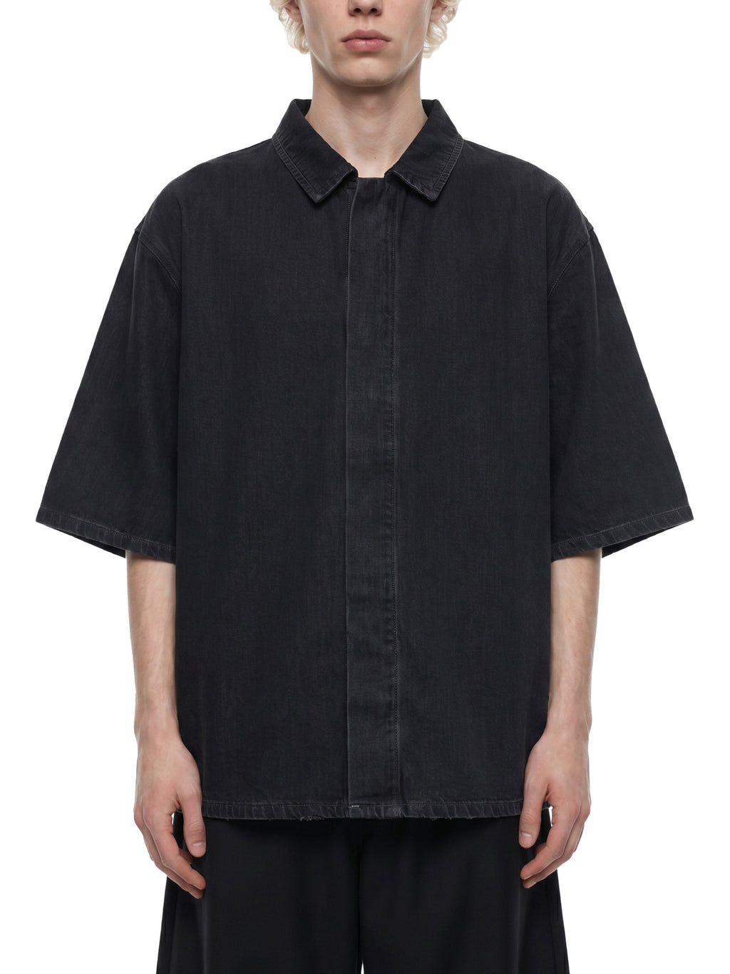 Vintage washed loose shirt